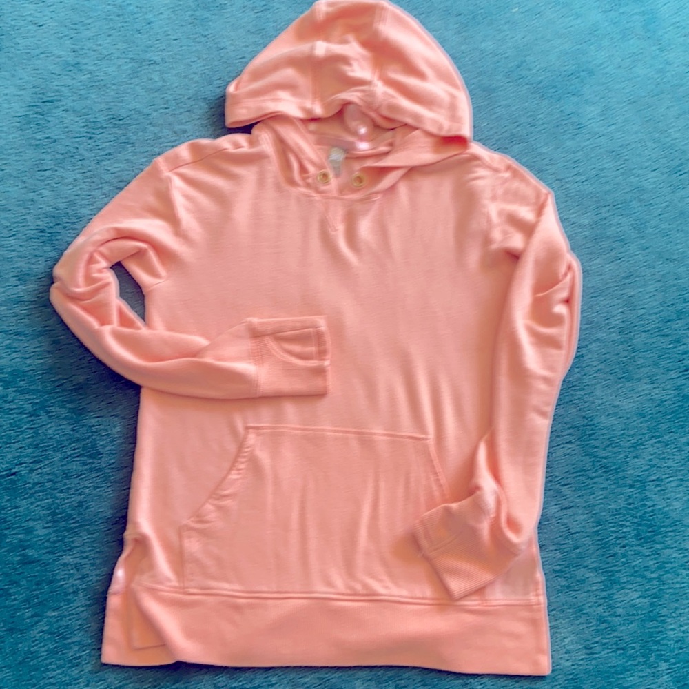 Athleta Girl salmon hoodie